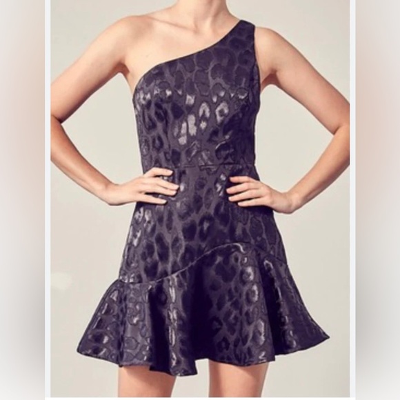 Do+Be Black Leopard Dress - Picture 1 of 11
